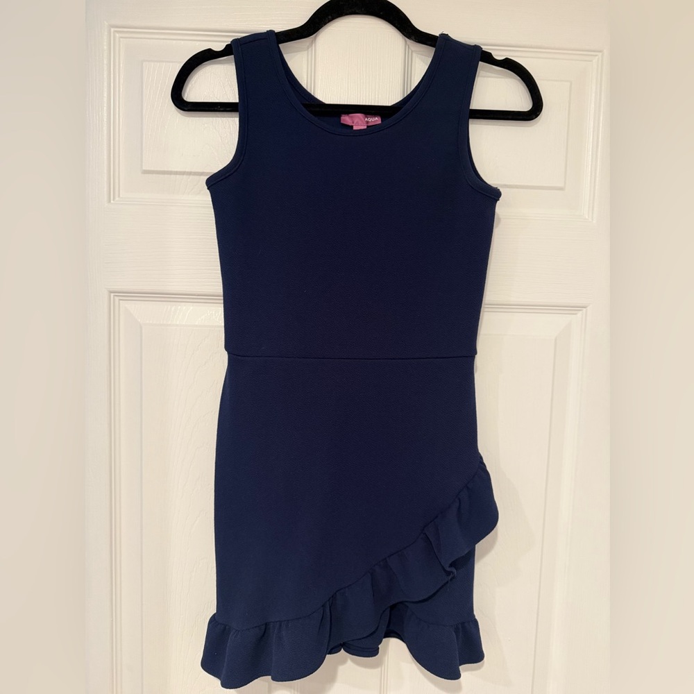 Kids Navy Aqua Dress